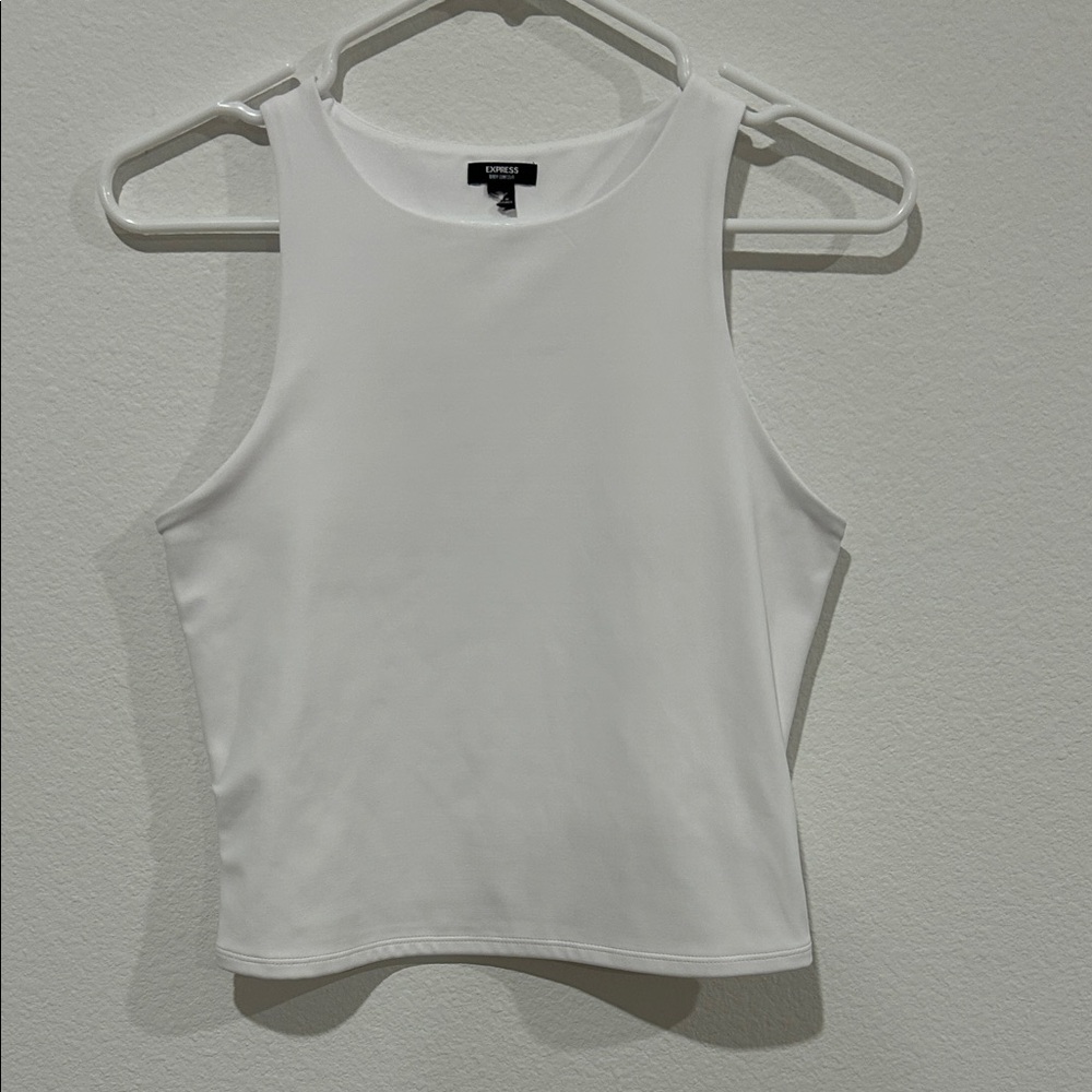 Express Body Contouring White Tank Top